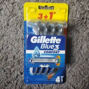 Gillette Sensor3 Comfort Men's Disposable Razor, Comfort Gel, 4 Ct.